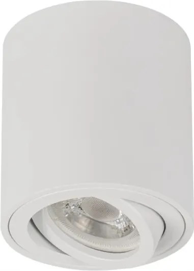 Kanlux Spot Bord One Ø8cm Fehér GU10 10W Állítható szög IP20