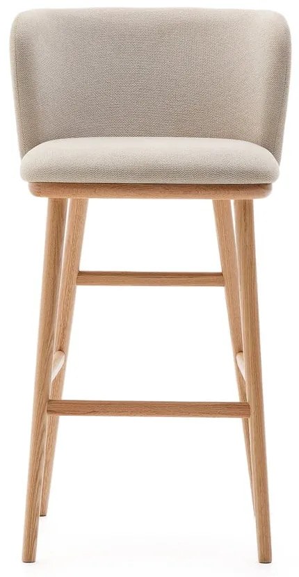 Bézs bárszék (ülésmagasság 75,5 cm) Ciselia – Kave Home
