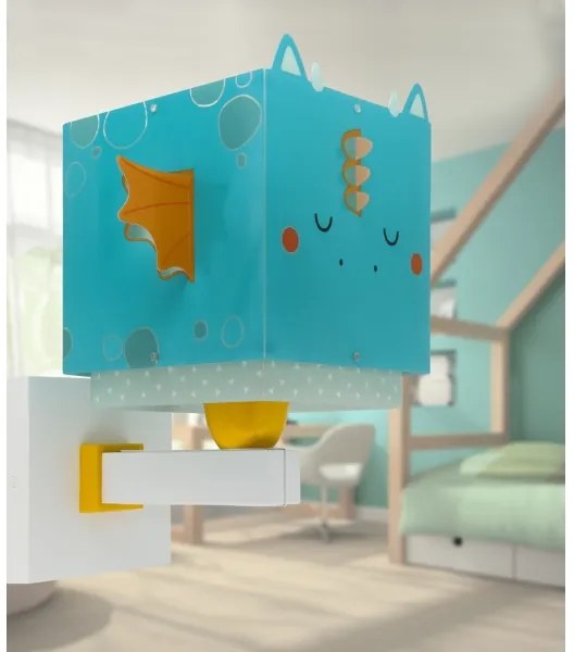 Dalber 64389 - Gyerek fali lámpa LITTLE DRAGON 1xE27/15W/230V