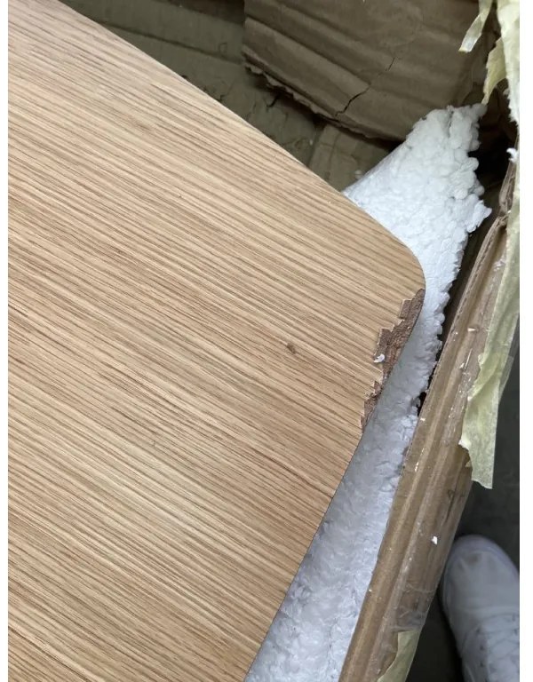 AKCIÓ VITRO II étkezőasztal tölgy dekor asztallappal 120(160)x80, kihúzható II. osztály