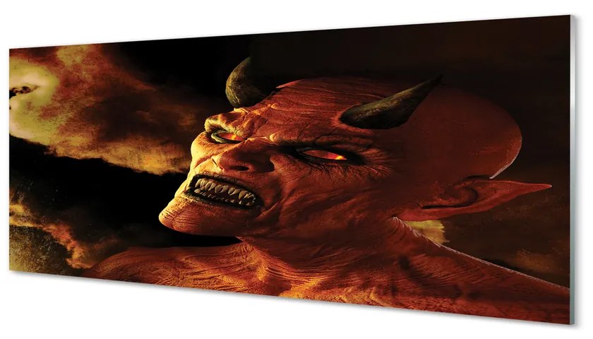 Üvegképek Ördög 120x60cm