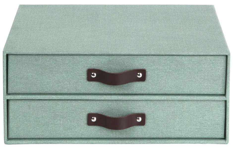 Zöld karton fiókos rendszerező Birger Canvas Paper Laminate – Bigso