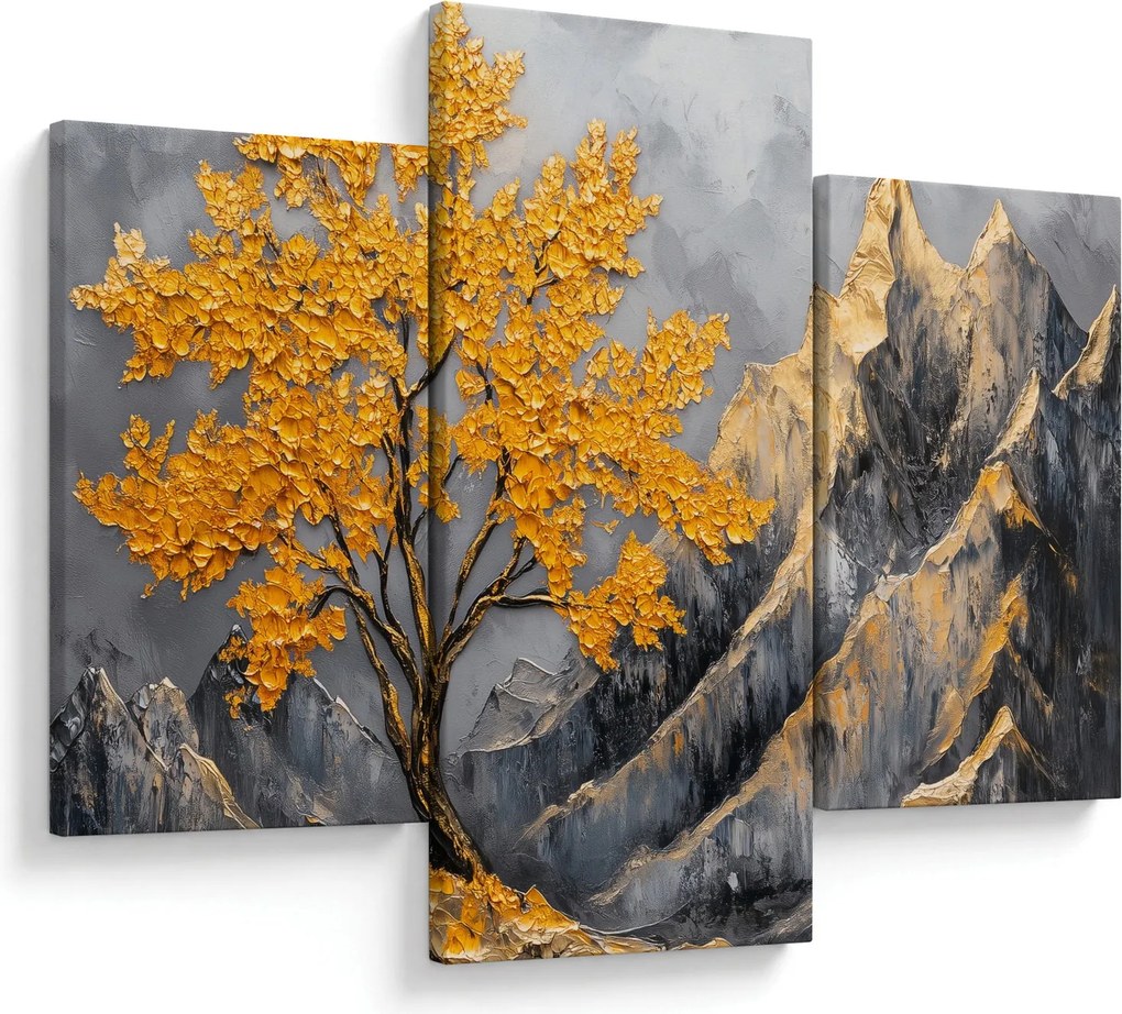 Kép – Arany fa a hegyekben (90x60 cm)