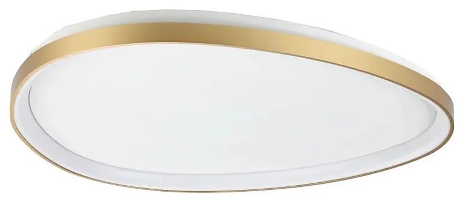 Ideal Lux - LED Dimmelhető mennyezeti lámpa GEMINI LED/42W/230V átm. 81 cm CRI 90 arany