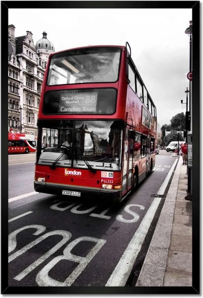 Poszterek keretben 40x60 Érdekes londoni busz