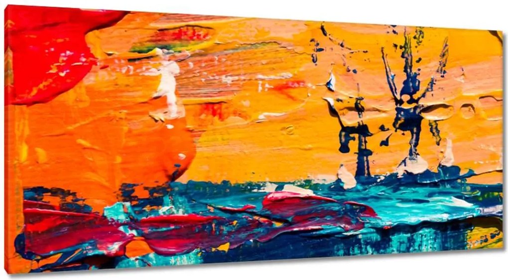 Festmények 115x55 Absztrakt Androméda