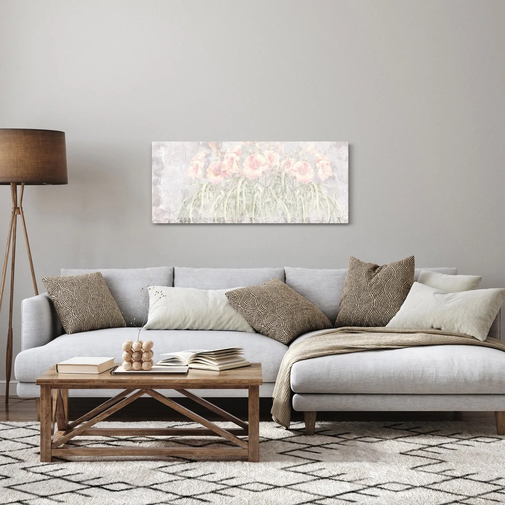 Kép - Liliomok freskója (120x50 cm)