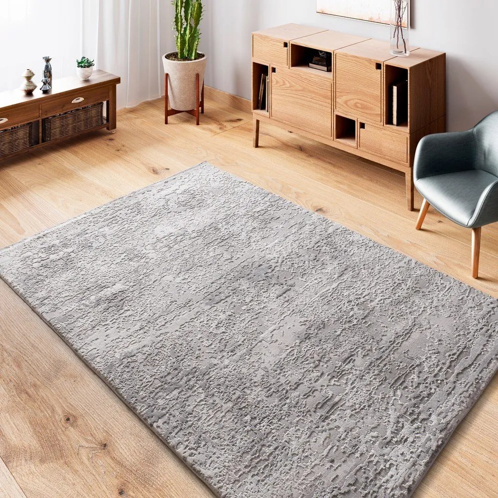 Világosszürke szőnyeg 77x150 cm Oris – Universal