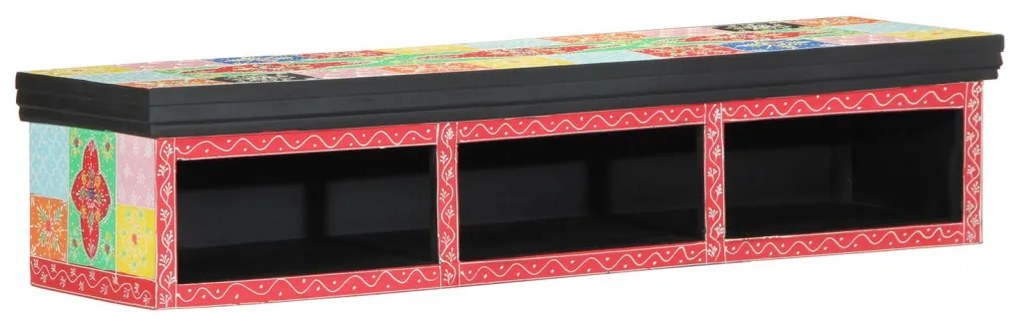 Fali TV Szekrény Többszínű 100x30x22cm Műszaki Fa