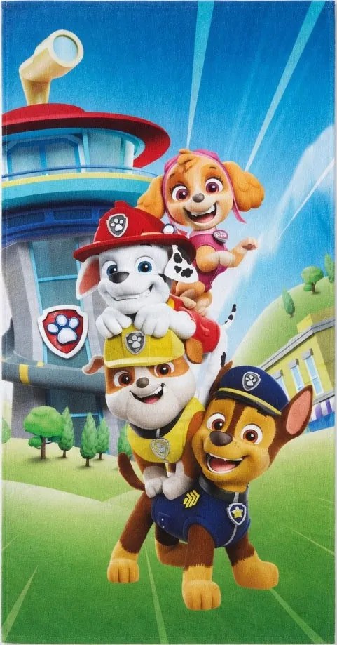 Mancs Őrjárat Tower Rescue fürdőlepedő, strand törölköző 70x140cm