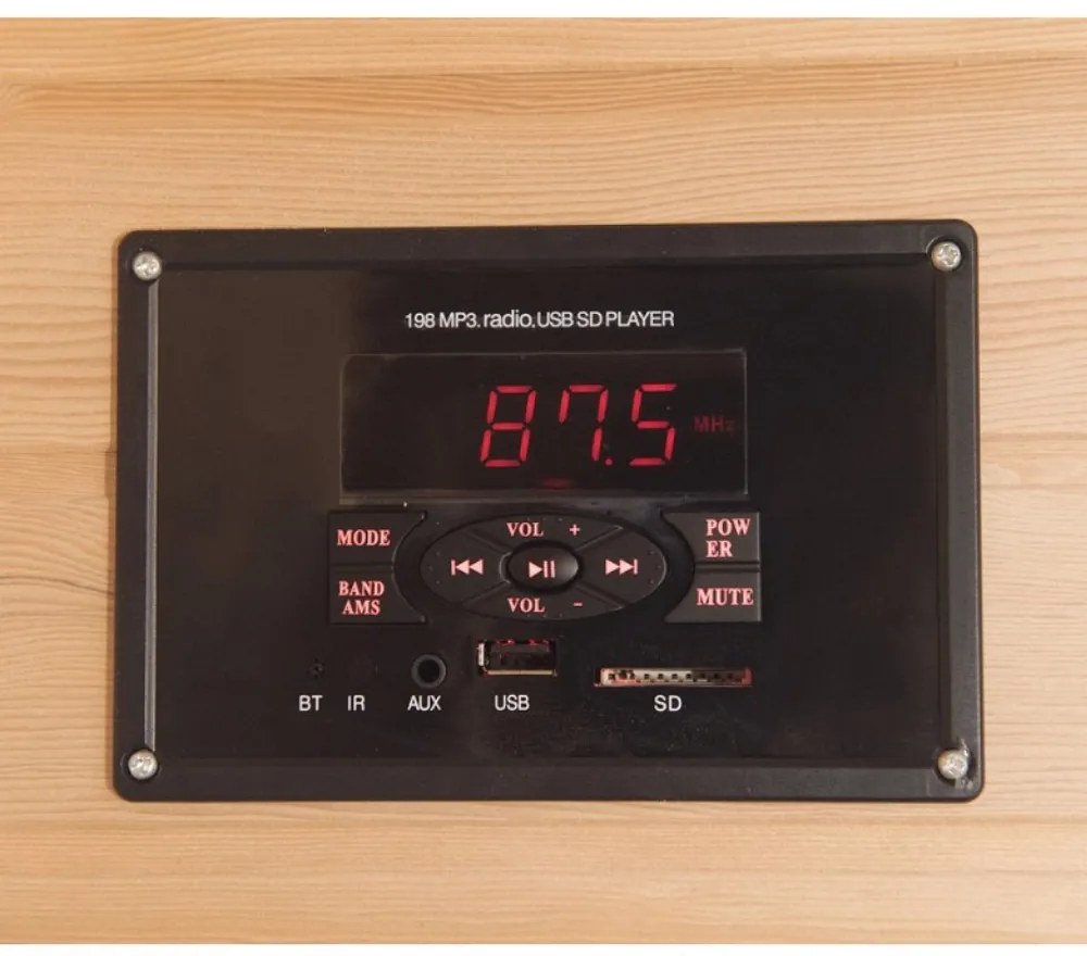 Sauna DeLuxe 2200 Carbon, barna