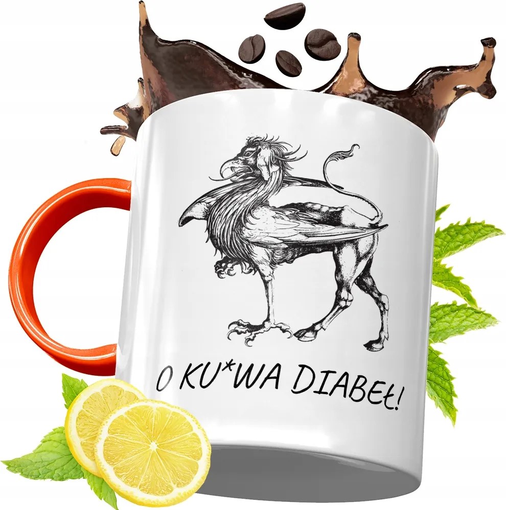 Narancssárga Vicces Bögre Vicces Ajándék fényképes nyomtatással