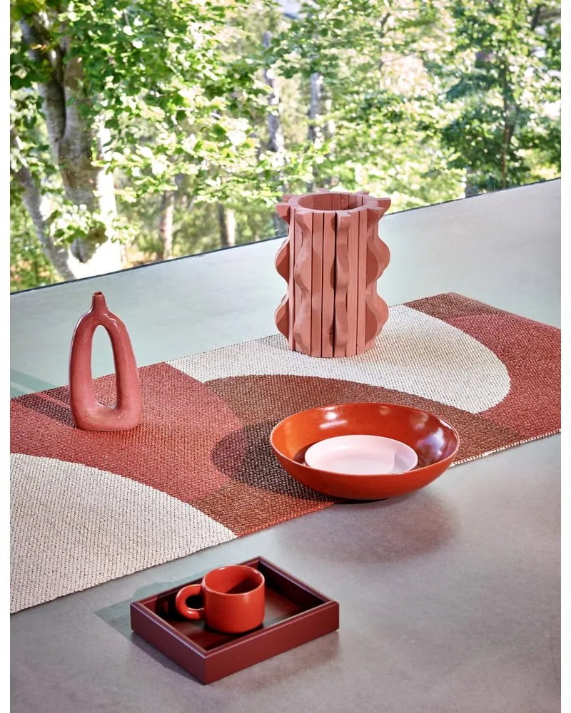 Téglavörös kültéri-beltéri szőnyeg 70x90 cm Hill Brick Rust – Pappelina