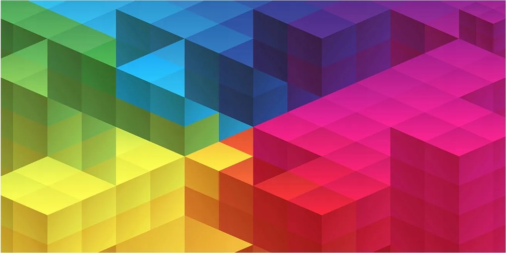 Fotó-üvegkép Geometrikus háttér 140x70