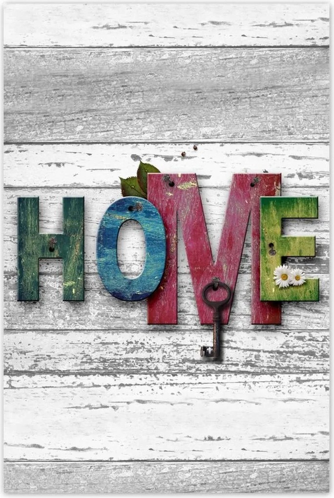 Poszterek 80x120 Otthon Házikó Felirat