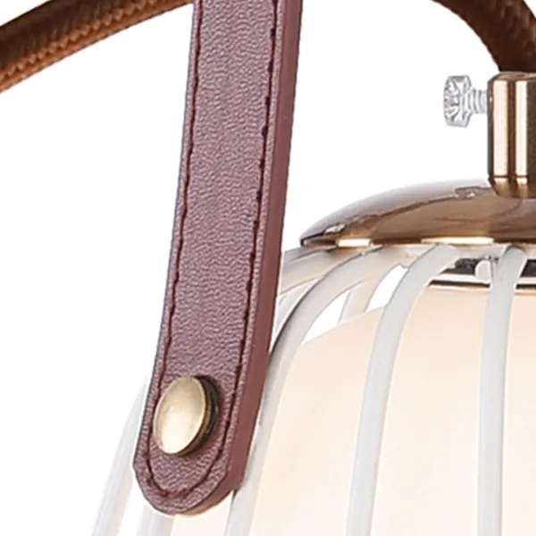 Klausen 101021 - Fali lámpa MEMORY 1xG9/4W/230V fehér/barna