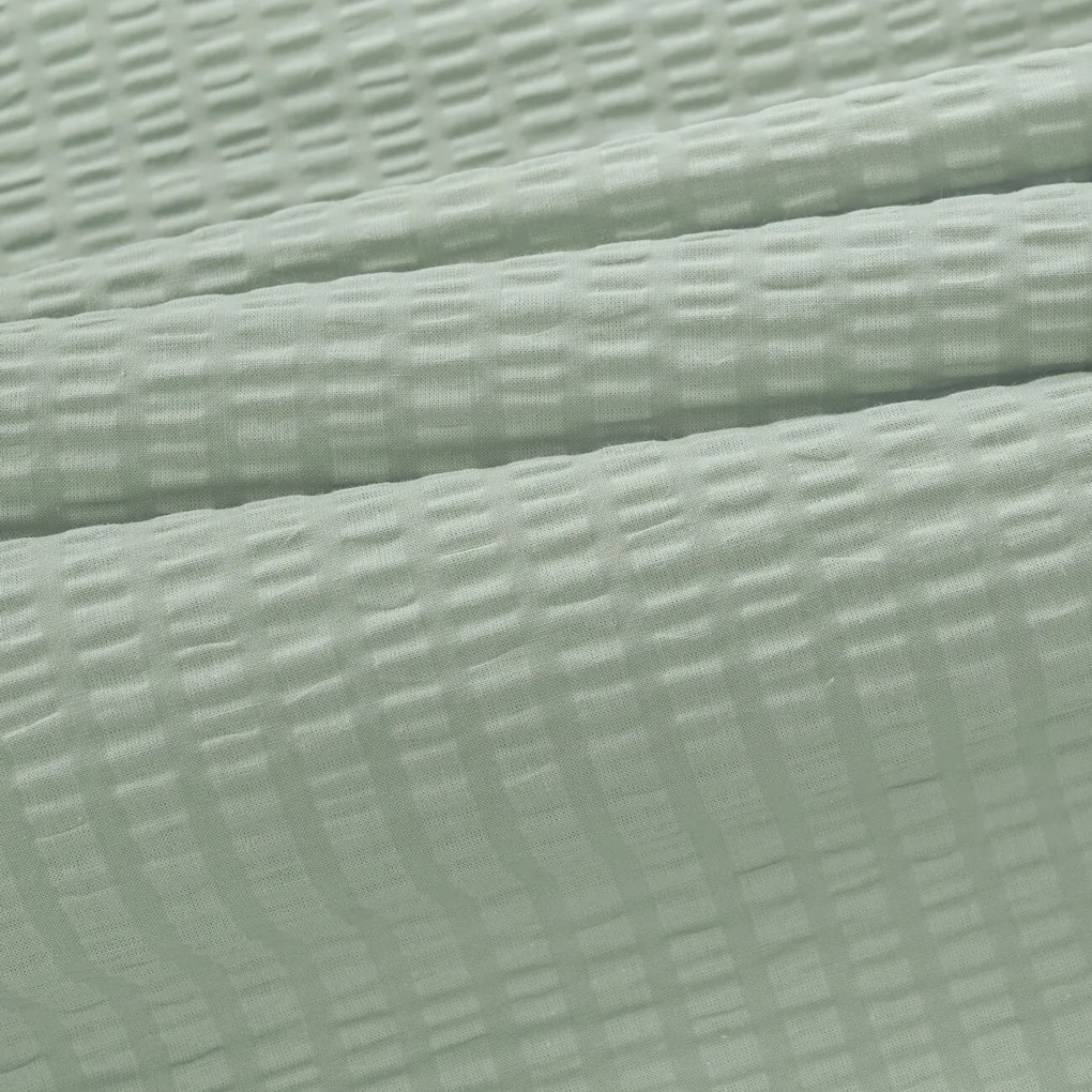 Goldea krepp párnahuzat - zsálya színű 40 x 40 cm