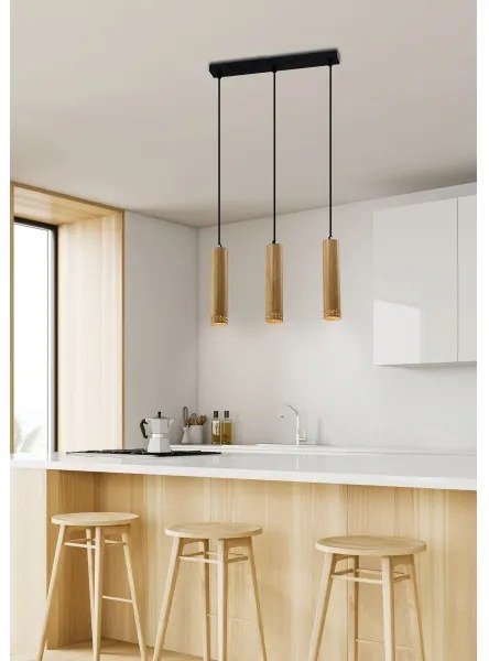 Csillár zsinóron TUBO 3xGU10/25W/230V