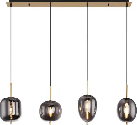 GLOBO 15345-4MM BLACKY Többágú Függesztett Lámpa IP20