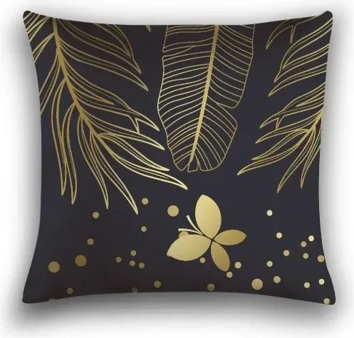 Mikroszálas ágynemű szett VISATA fekete + Párnahuzat 45 x 45 cm INGYEN
