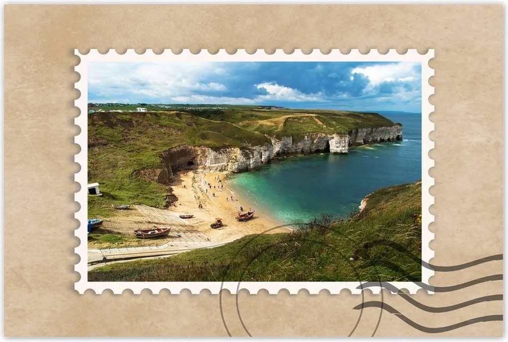 Poszterek 90x60 Gyönyörű öböl és szikla