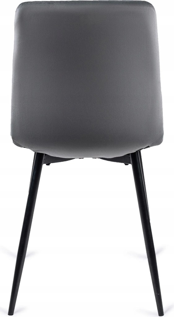 Szék szürke színben, bársony kárpittal. PERU