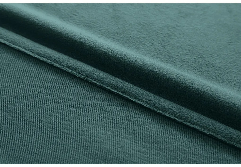 Sötétítő függöny VELVET 140x270 cm, türkiz Felfüggesztés: Hullámos sínszalag