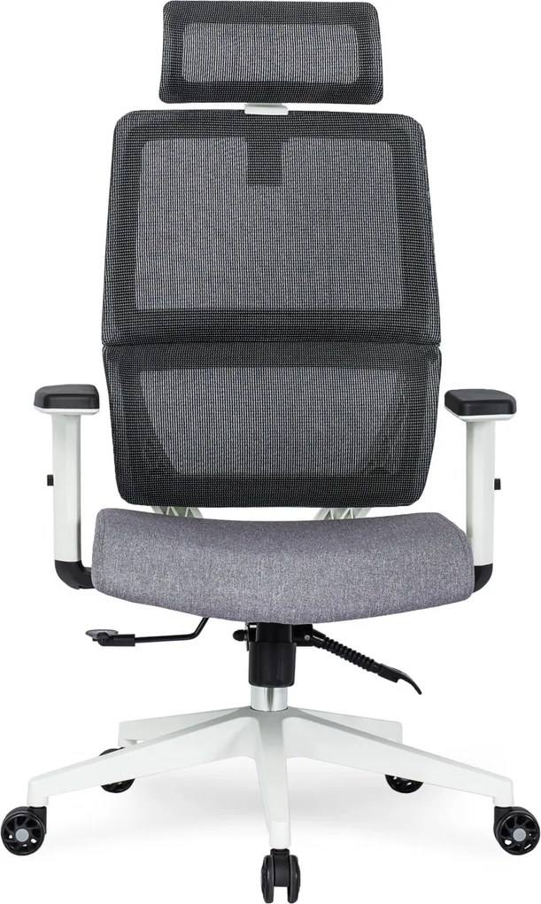 Forgószék ergonomikus kialakítással, szürke színben. NICKI