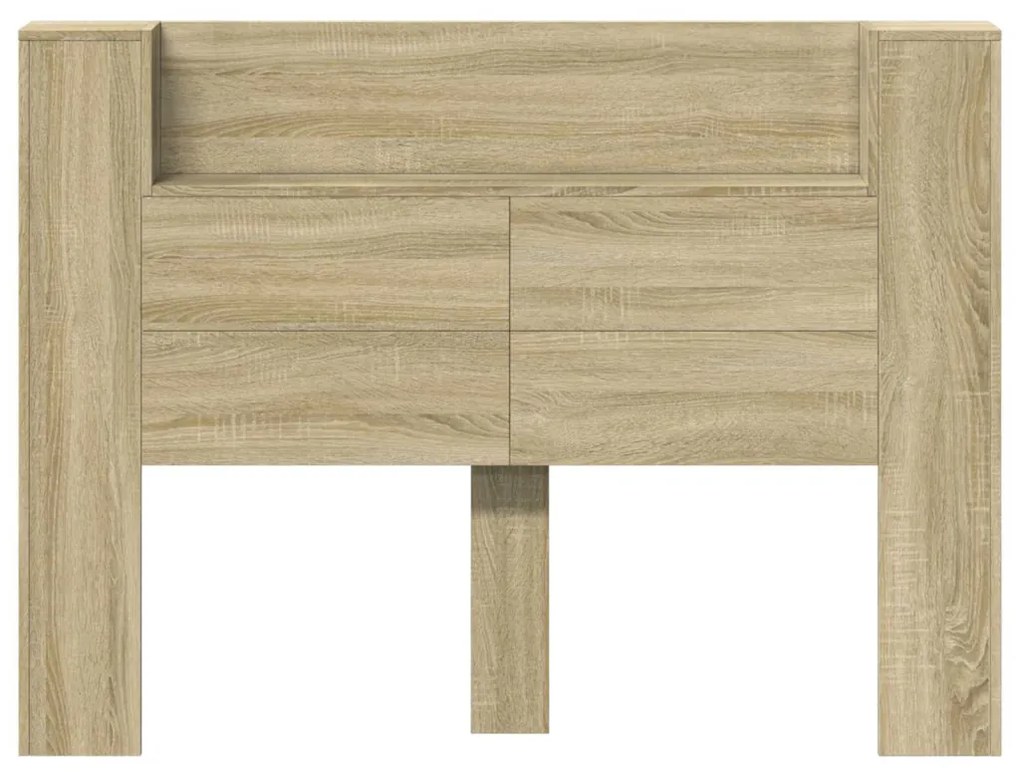 Fejtámla polcokkal Sonoma tölgy 140 x 16,5 x 103,5 cm Faanyag