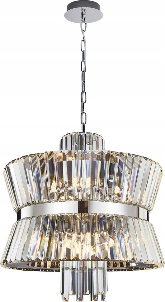 Led Csillár Nappali Csillár Aurelia Chrome 12xE14