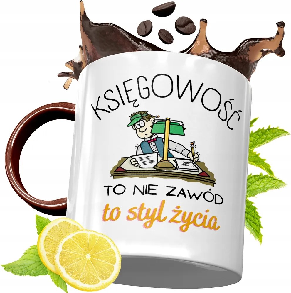 Bordó Bögre Könyvelőnek Születésnapra Ajándék fényképes nyomattal