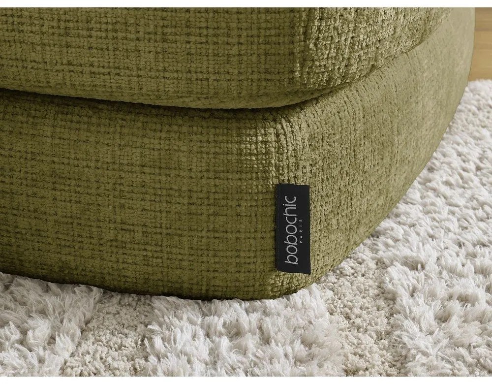 Khaki zsenília lábtartó Leonore – Bobochic Paris