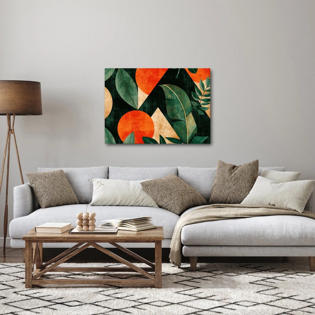 Kép - Geometrikus természeti minták II. (70x50 cm)