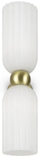 Maytoni MOD302WL-02W - Fali lámpa ANTIC 2xE14/40W/230V arany/fehér