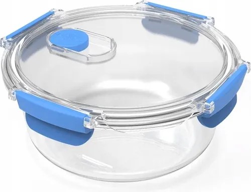 Nagy üveg ételtároló doboz fedővel, uzsonnás doboz PF-931