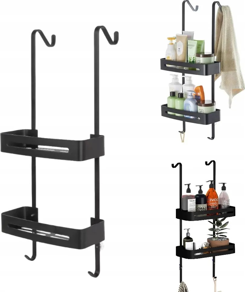 Fürdőszobai Zuhany Polc Zuhanyrúd Zuhany Akasztó Akasztók