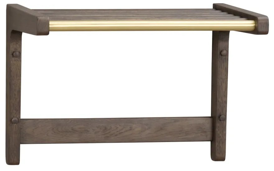 Sötétbarna tölgyfa fali fogas Inverness - Rowico