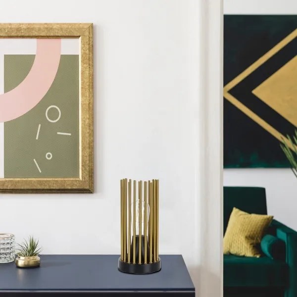 Rabalux 74021 - Asztali lámpa ROXAS 1xE27/40W/230V