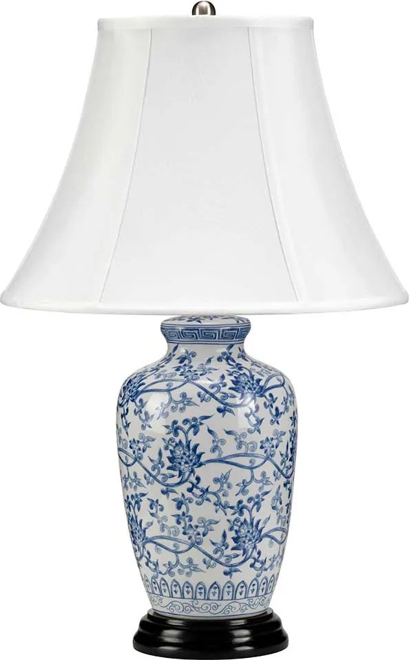 Elstead klasszikus asztali lámpa blue ekrü elsblue-g-jar-tl