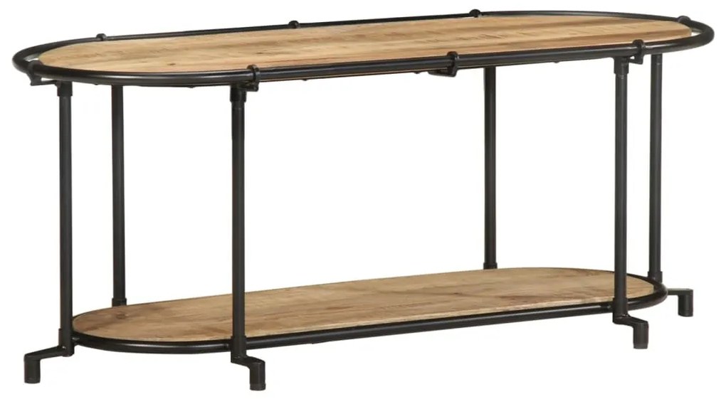 tömör nyers mangófa TV-szekrény 100 x 42 x 40 cm
