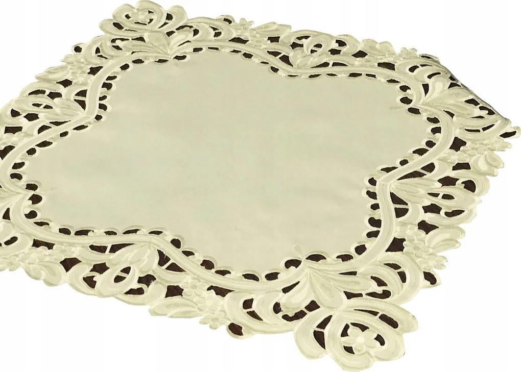 Futófelület Rátét 60x60 Dekoratív Asztalra Krémszínű