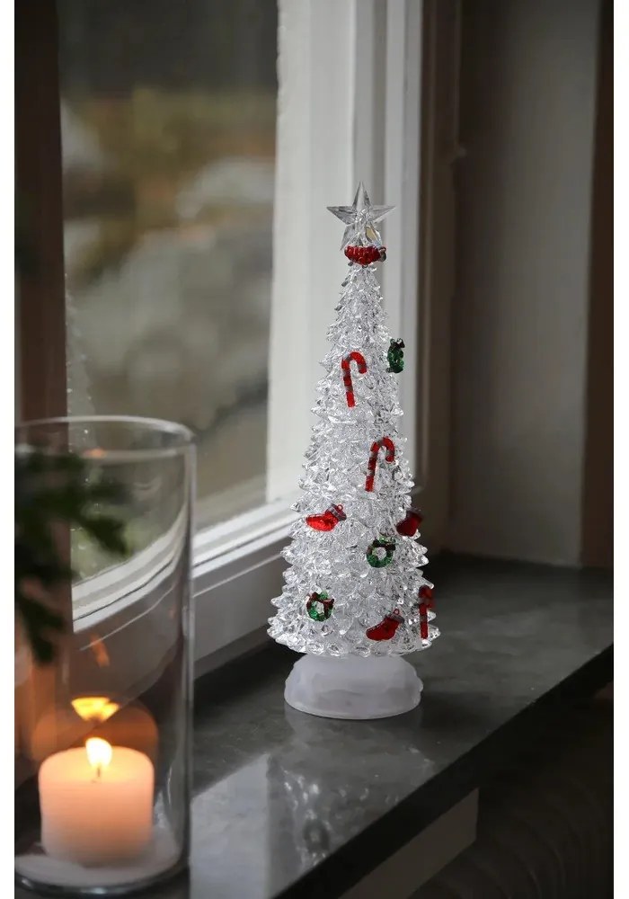 Fehér karácsonyi fénydekoráció ø 12 cm Bro – Markslöjd