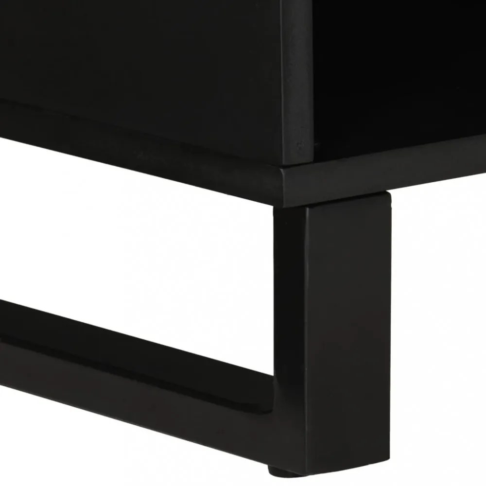 tömör újrahasznosított és szerelt fa TV-szekrény 100x33x46 cm