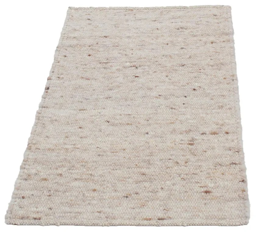 Vastag gyapjú szőnyeg Rustic 72x134 kézi és gépi szövésű gyapjú szőnyeg