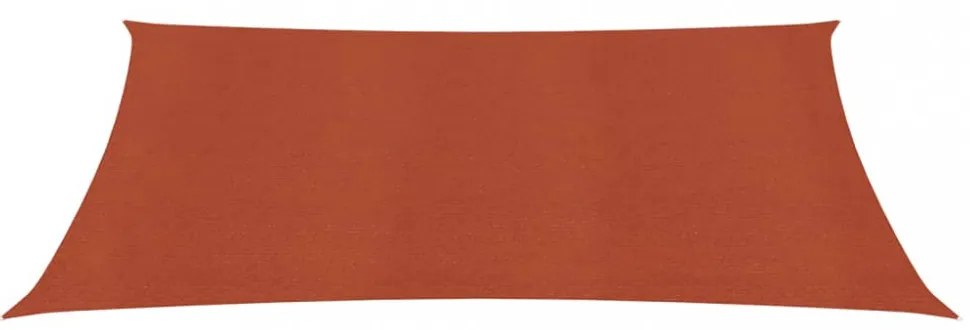 terrakotta HDPE napvitorla 160 g/m² 2,5 x 4,5 m
