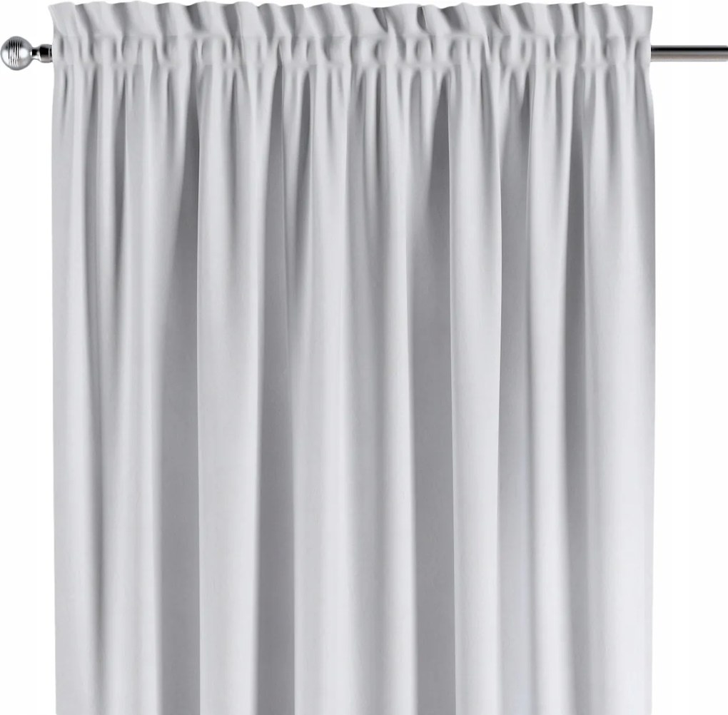 Csatornafüggöny frufruval 1 db 130x260cm fehér