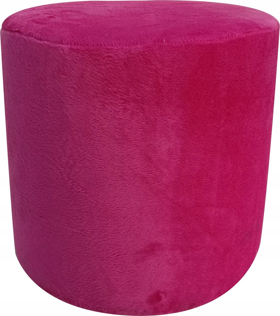 Puff Kerek 40 cm Aranyos Szőrme gyerekszoba Különböző Színekben