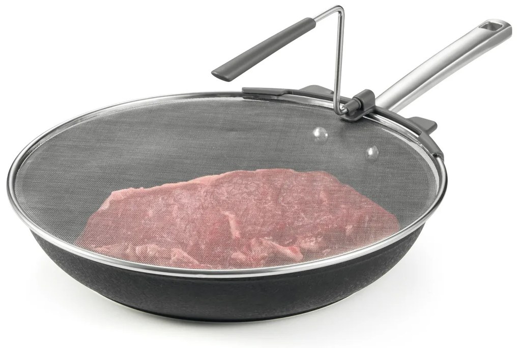 Tescoma GrandCHEF védőszűrő lehajthatófogantyúval, 30 cm