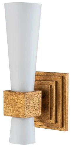 Elstead KRISTY-1WB-DG-OPAL - Fali lámpa KRISTY 1xE27/40W/230V arany