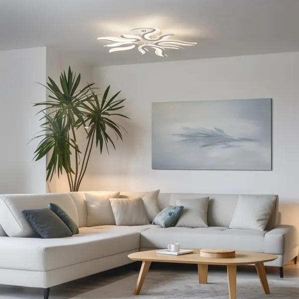 Brilagi - LED Dimmelhető felületre szerelhető csillár TWIST LED/65W/230V 3000-6500K fehér + távirányító